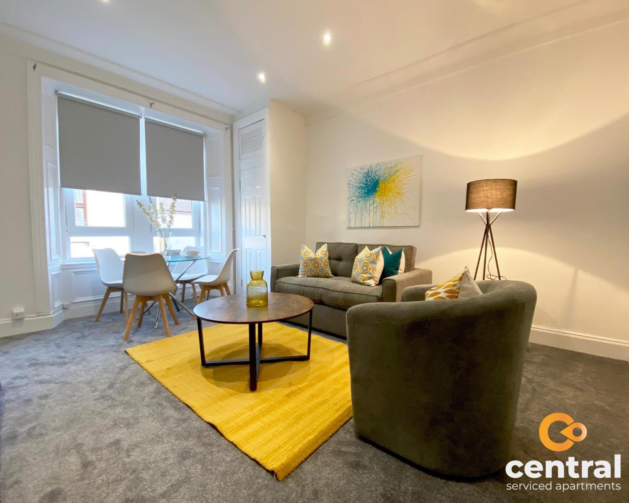 Central Serviced Apartments: Modern, Quiet Stay with Wi-Fi & Extended Options Dundee Exterior photo