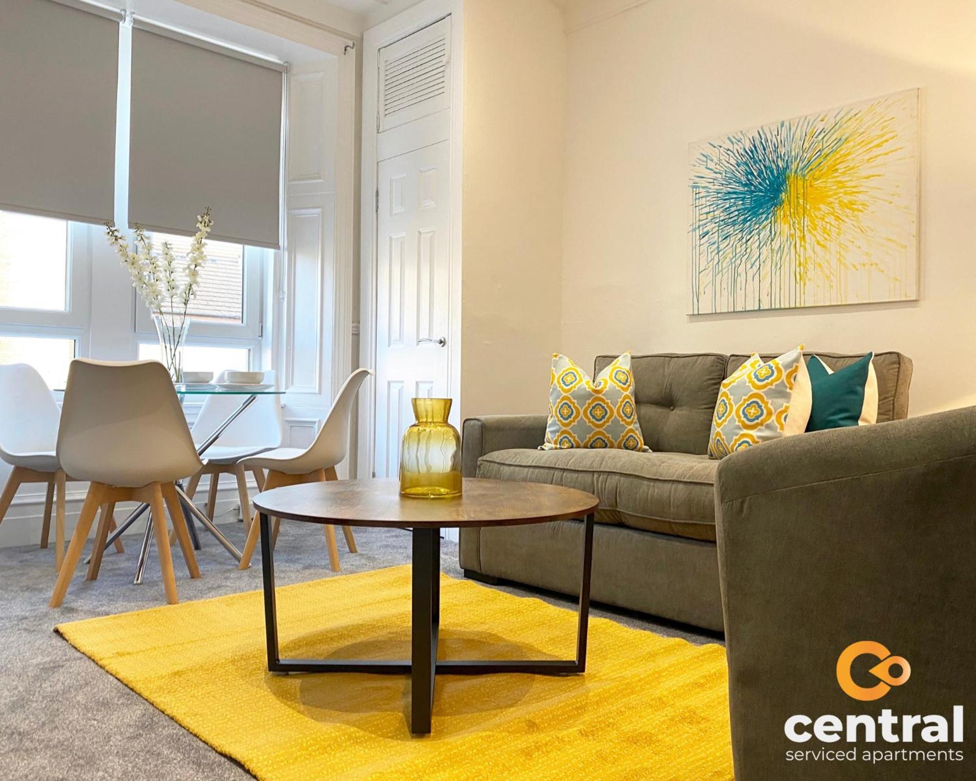 Central Serviced Apartments: Modern, Quiet Stay with Wi-Fi & Extended Options Dundee Exterior photo
