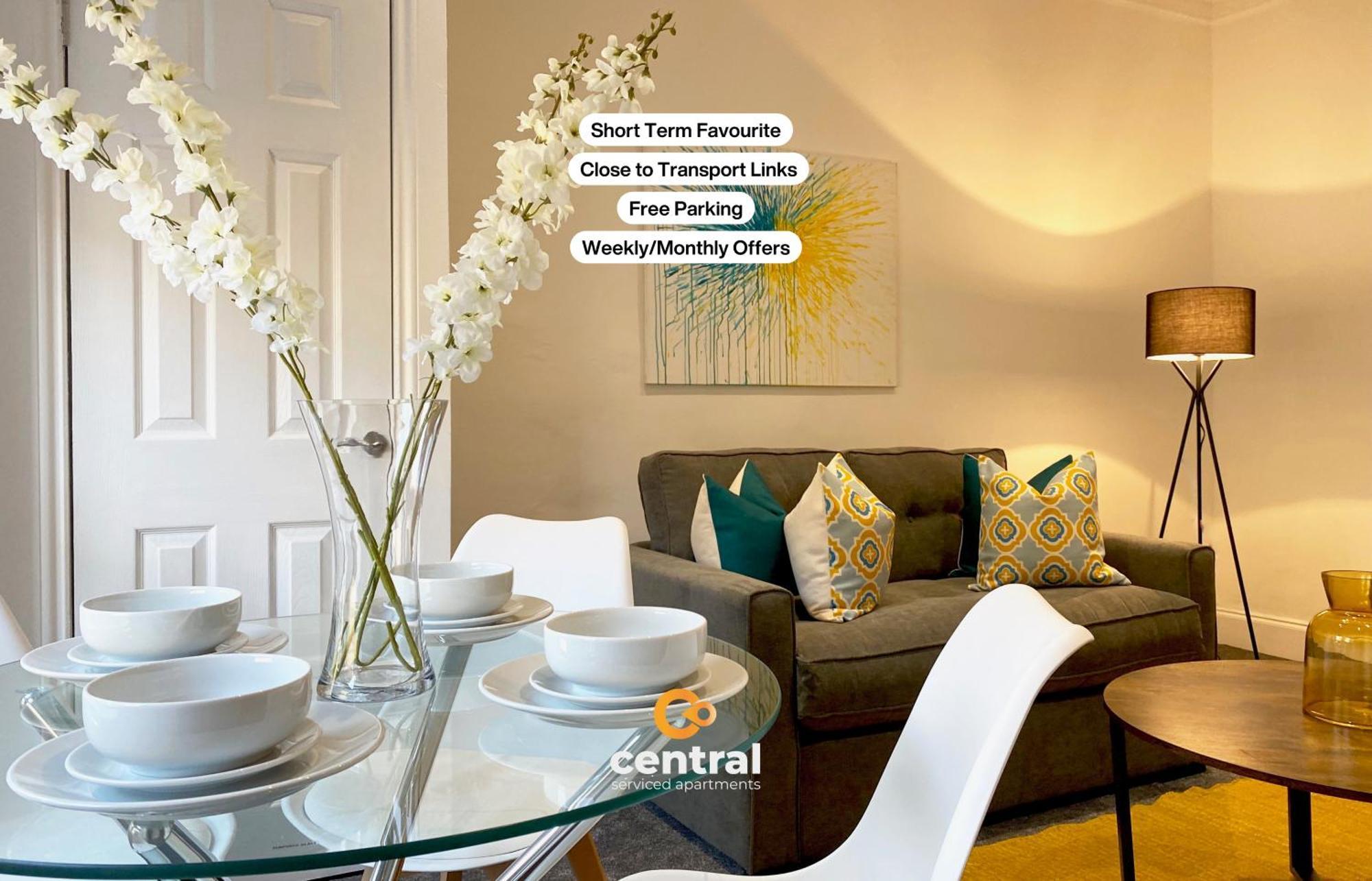 Central Serviced Apartments: Modern, Quiet Stay with Wi-Fi & Extended Options Dundee Exterior photo